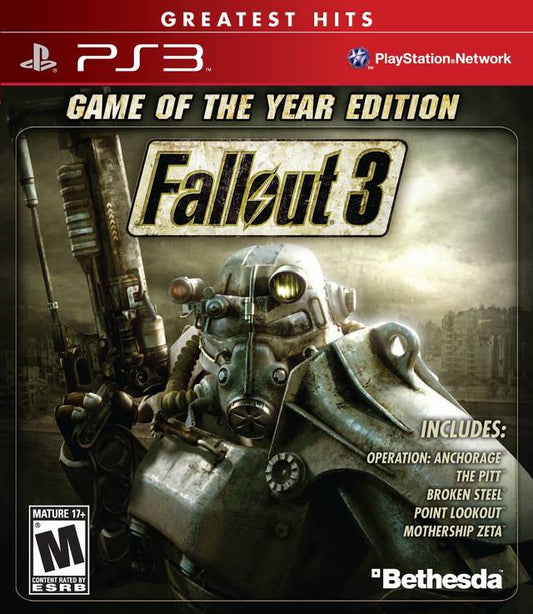 Fallout 3 [Game of the Year Greatest Hits] - (CIB) (Playstation 3)