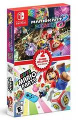 Mario Kart 8 Deluxe + Super Mario Party Double Pack - (CIB) (Nintendo Switch)