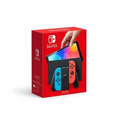 Nintendo Switch OLED with Blue and Red Joy-Con - (NEW) (Nintendo Switch)