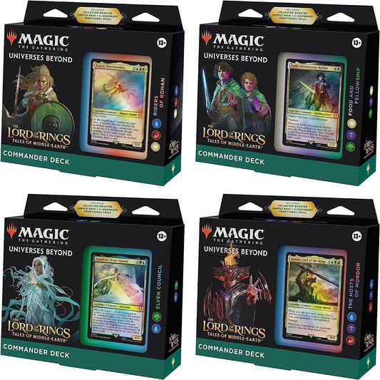 Magic The Gathering The Lord of The Rings: Tales of Middle-Earth Commander Deck - The Hosts of Mordor - The Hosts of Mordor - Th