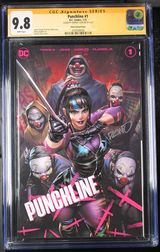 Punchline #1 Derrick Chew Variant Edition CGC Signature Series 9.8