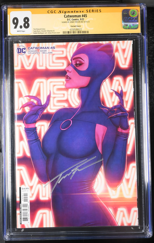 Catwoman #45 Jenny Frison Variant Cover CGC Signature Series 9.8