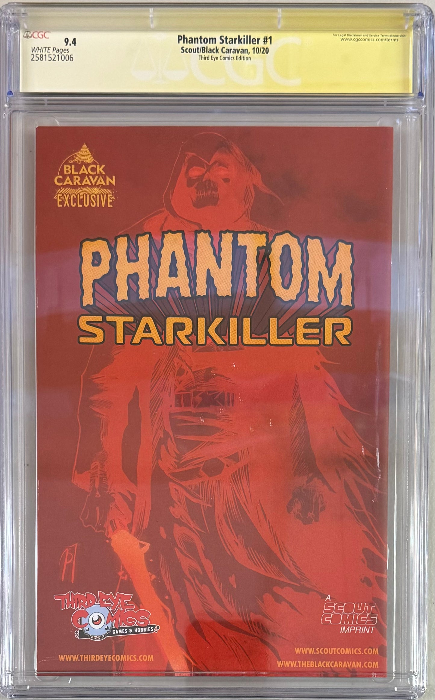 Phantom Starkiller #1 Third Eye Comics Exclusive Variant CGC Signature Series 9.4