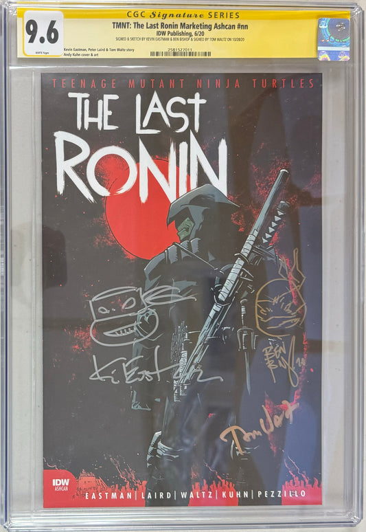 TMNT The Last Ronin Promotional Ashcan CGC Signature Series 9.6