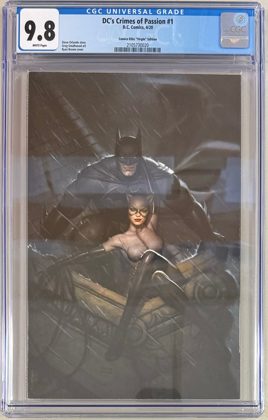 DC's Crimes of Passion #1 Ryan Brown Exclusive Edition CGC Graded 9.8