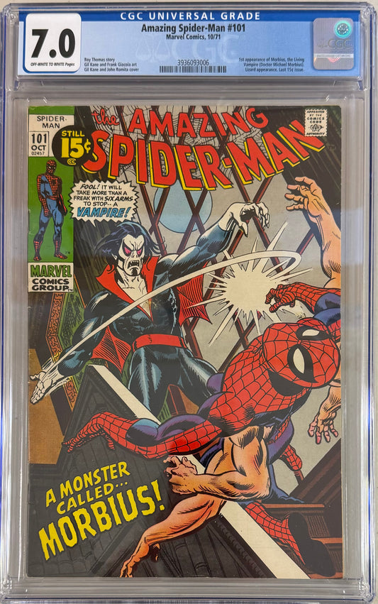 Amazing Spider-Man #101 CGC Graded 7.0