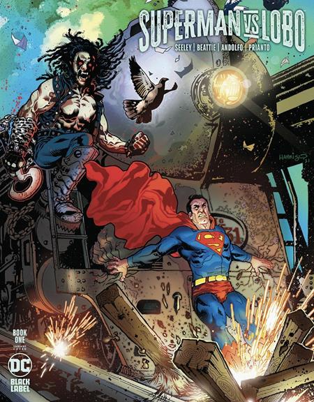 Superman Vs Lobo #1 (Of 3) Cvr C Tony Harris Var (Mr) (08/25/2021) - The One Stop Shop - Comics & Games