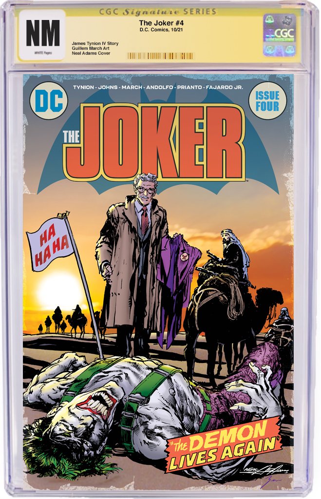 The One Stop Shop Comics & Games Joker #4 Neal Adams Exclusive Cover DC Comics
