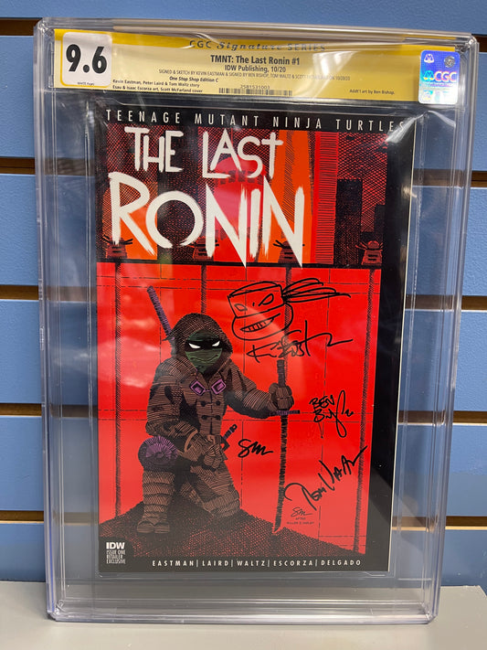 TMNT The Last Ronin #1 Scott McFarland Exclusive CGC Signature Series 9.6