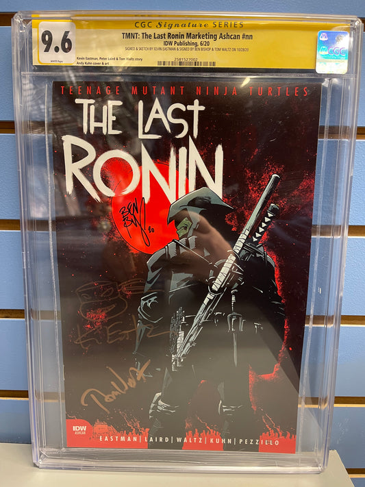 TMNT The Last Ronin Promotional Ashcan CGC Signature Series - 9.6 (Signed by Eastman/Bishop/Waltz) #2 - 9.6 (Signed by Eastman/B