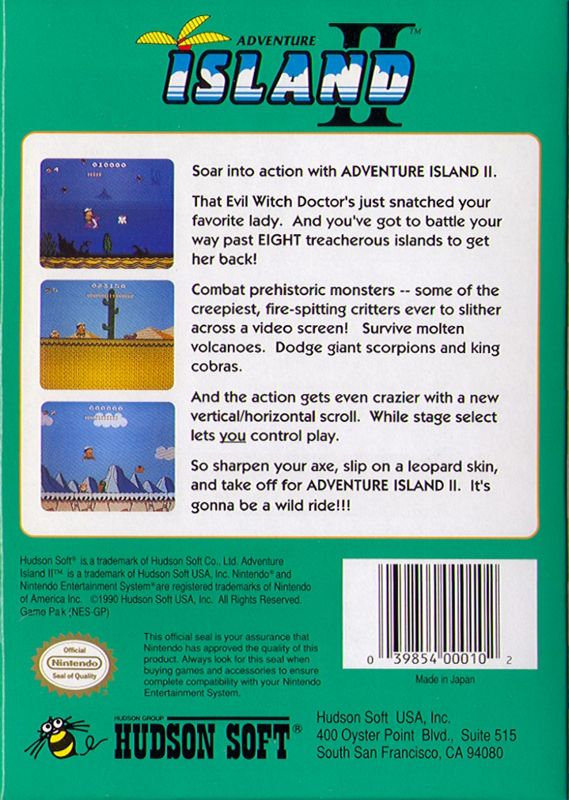 Adventure Island II - (CIB) (NES)