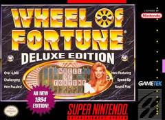 Wheel of Fortune Deluxe Edition - (CF CIB) (Super Nintendo)