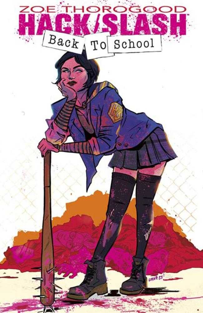 Hack Slash Back To School #4 (Of 4)  Cover B Liana Kangas Variant