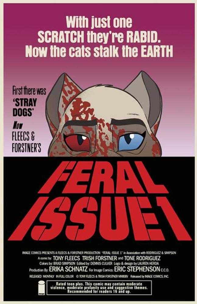 Feral #1 Cover B Trish Forstner & Tony Fleecs Variant