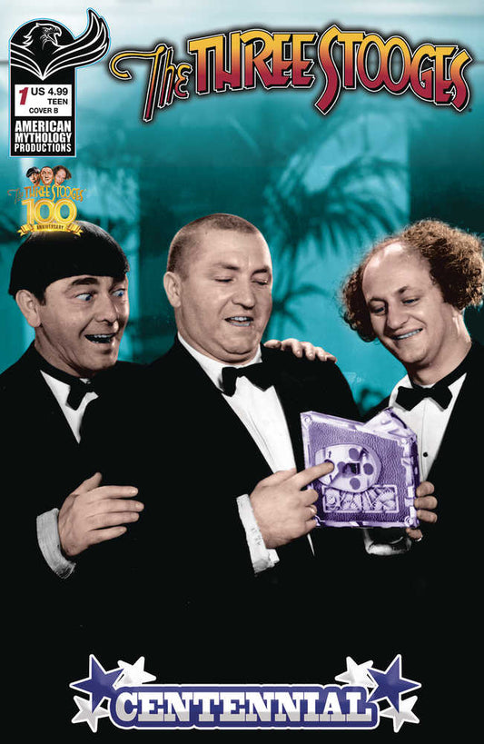 Three Stooges Centennial #1 Cover B Photo