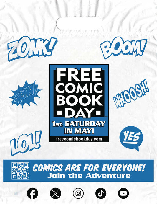 Free Comic Book Day Co-Branded Store Bags Standard Box Of 500
