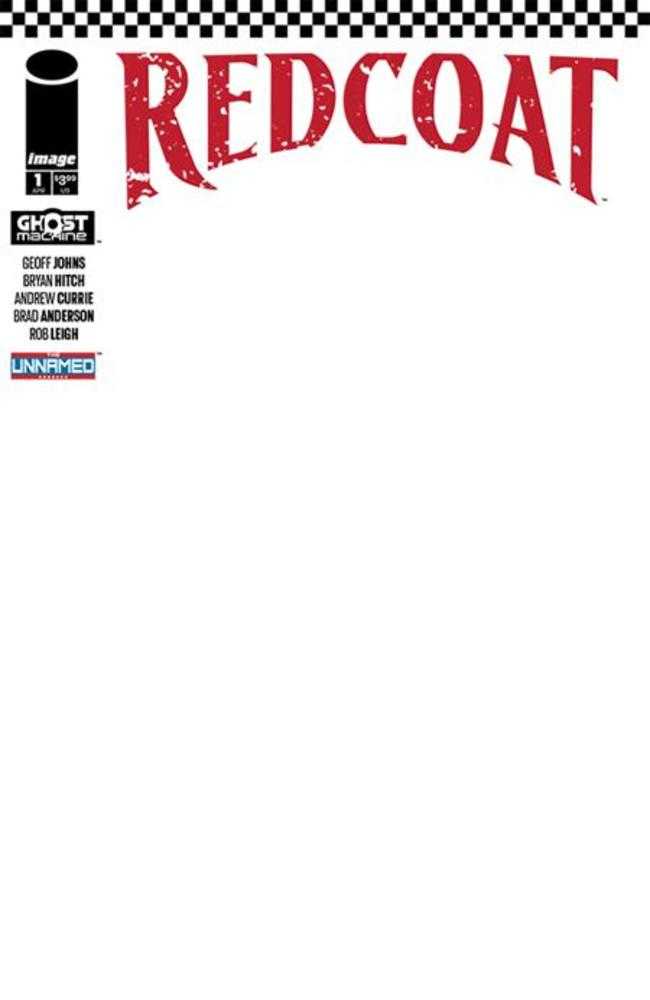 Redcoat #1 Cover D Blank Sketch Variant