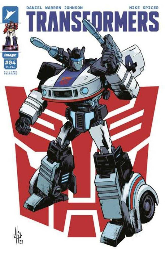 Transformers #4 2nd Print Cover B Jason Howard Variant