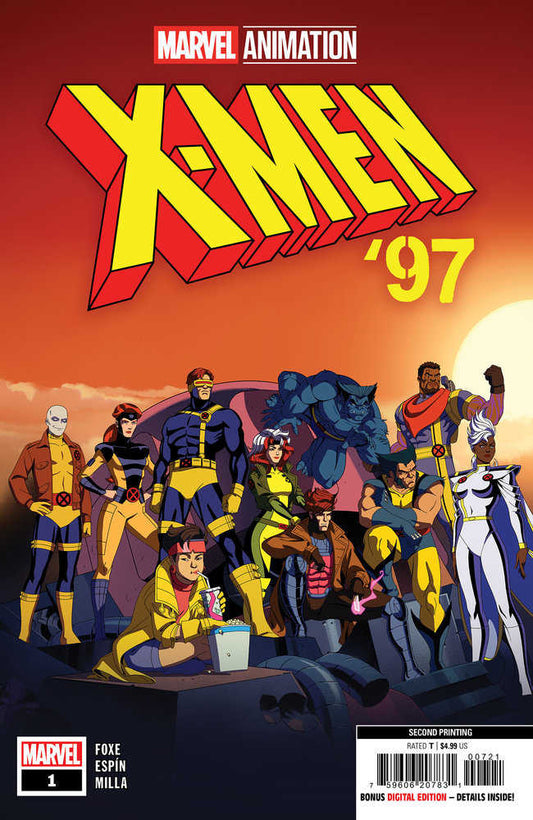 X-Men 97 #1 2nd Print Marvel Animation Variant