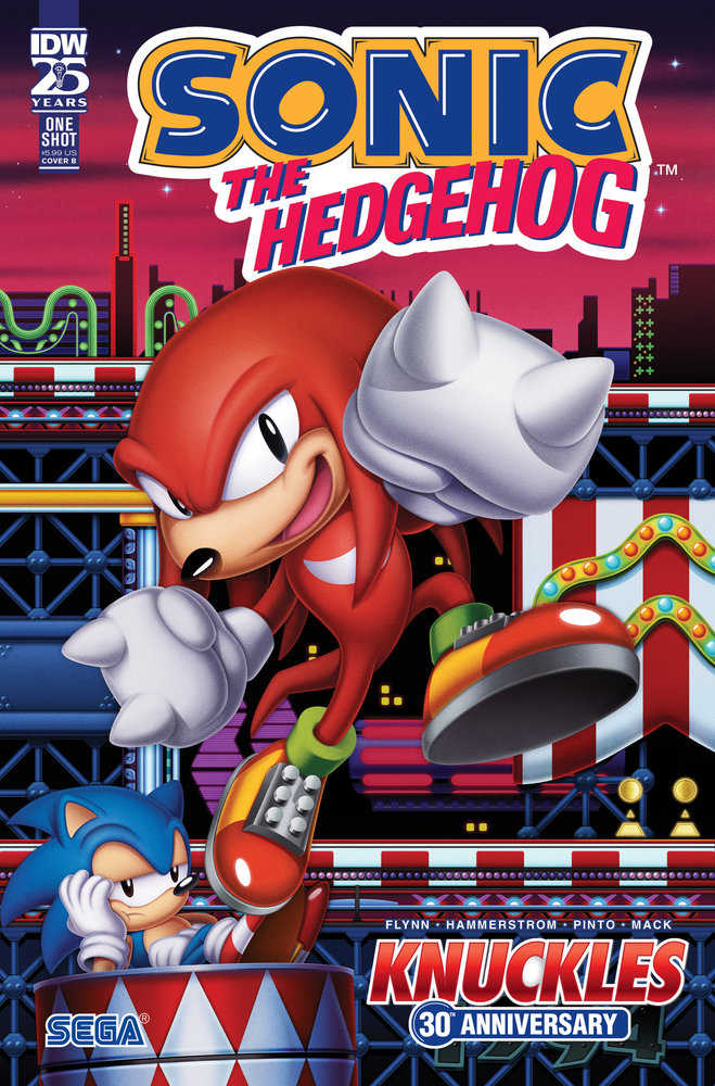 Sonic The Hedgehog Knuckles 30th Annual Special #1 Cover B Hughes