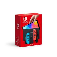 Nintendo Switch OLED with Blue and Red Joy-Con - (PRE) (Nintendo Switch)