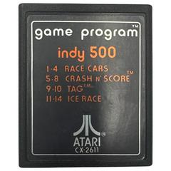 Indy 500 [Orange Text Label] - (GO) (Atari 2600)