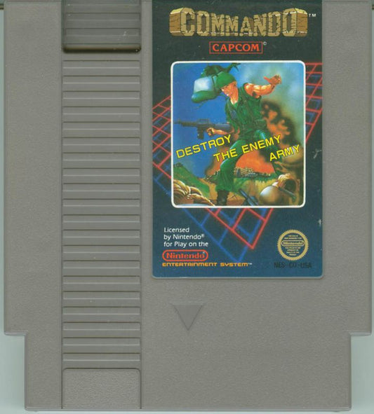 Commando [5 Screw] - (GO) (NES)