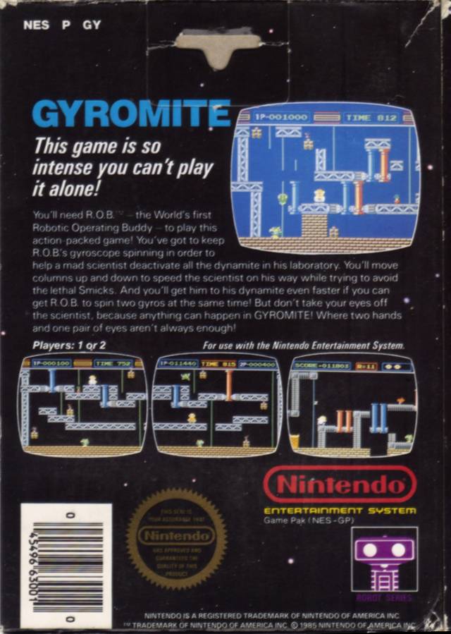 Gyromite - (CIB) (NES)