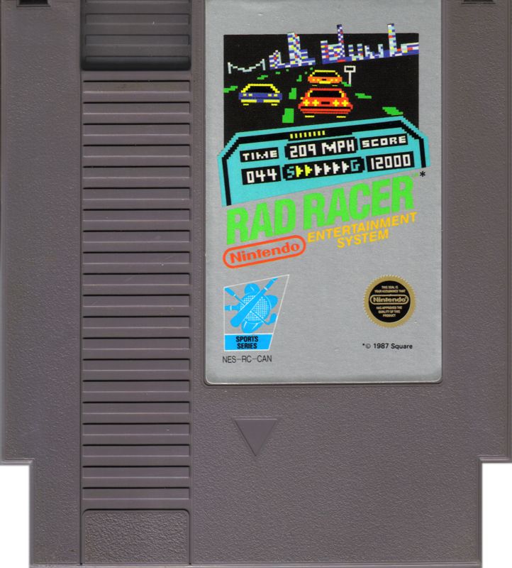 Rad Racer [5 Screw] - (CIB) (NES)