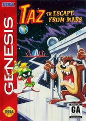 Taz in Escape from Mars [Cardboard Box] - (CIB) (Sega Genesis)