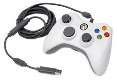 White Xbox 360 Wired Controller - (PRE) (Xbox 360)