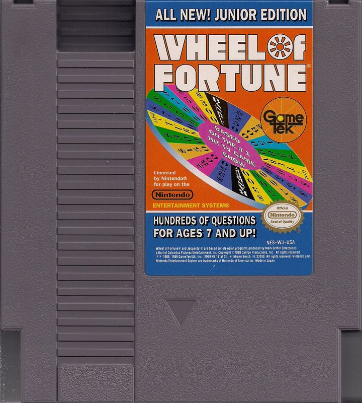 Wheel of Fortune Junior Edition - (GO) (NES)