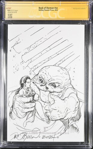 Book of Dorman #nn Dave Dorman Sketch - CGC Signature Series 9.8