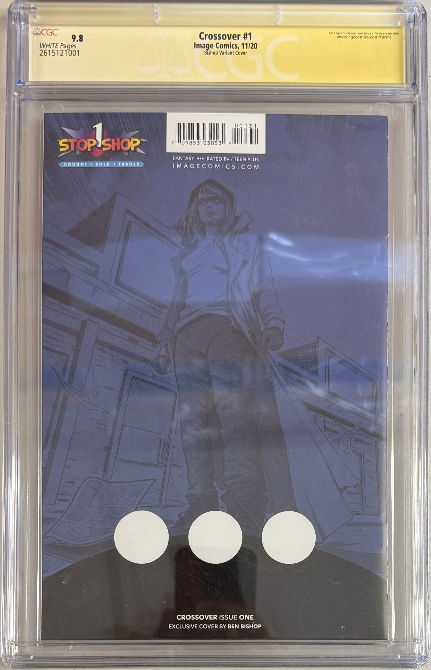 Crossover #1 Bishop Variant Cover - CGC Signature Series 9.8