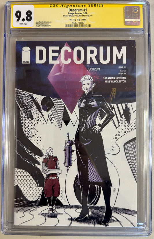 Decorum #1 Joseph Schmalke Exclusive Variant - CGC Signature Series 9.8