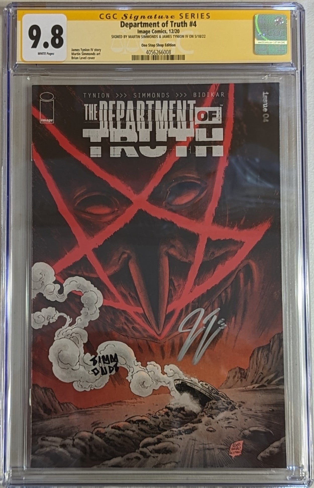 Department of Truth #4 One Stop Shop Edition - CGC Signature Series 9.8