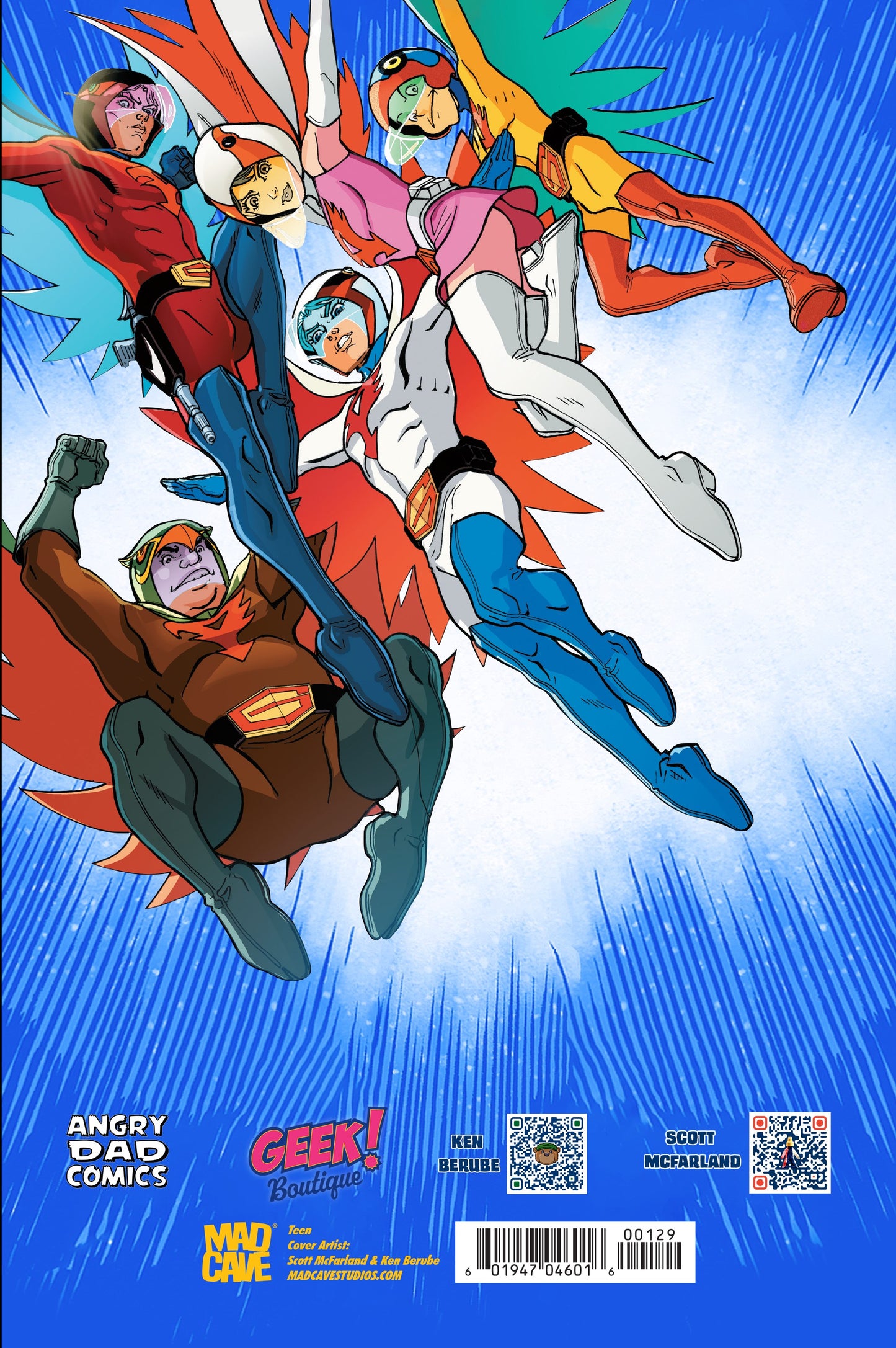 Gatchaman #1 Angry Dad Comics