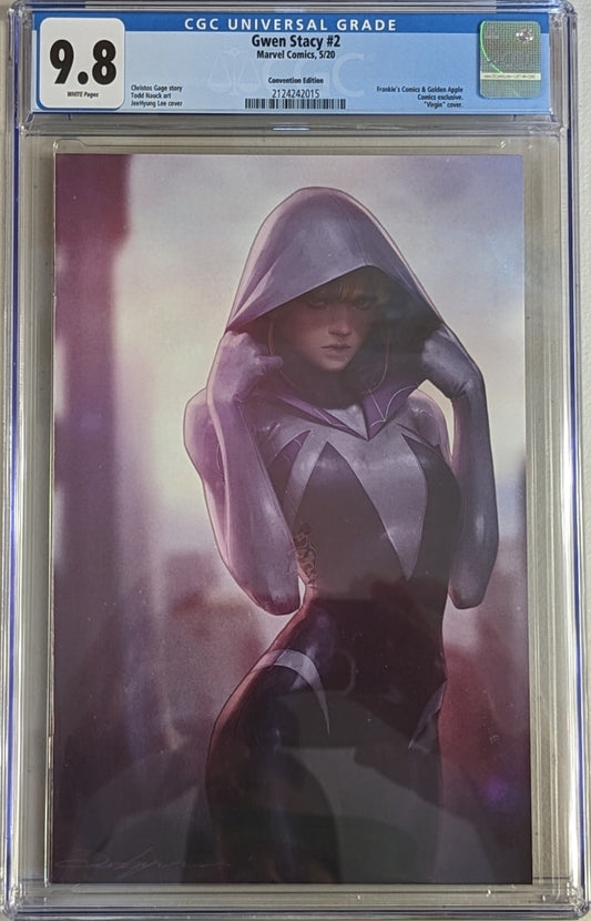 Gwen Stacy #2 JeeHyung Lee Virgin Convention Exclusive - CGC Graded 9.8