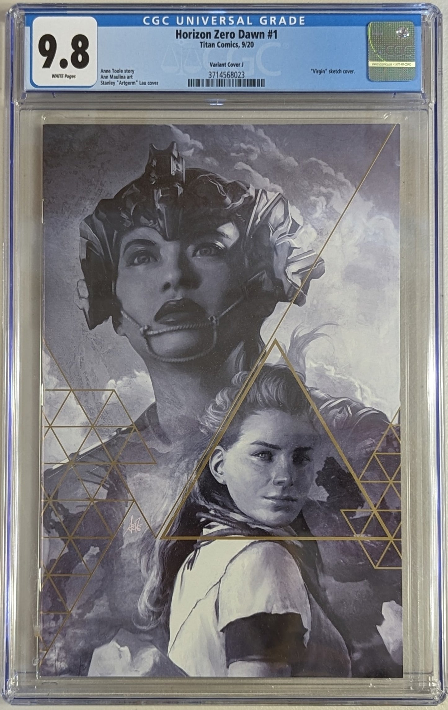 Horizon Zero Dawn #1 Variant Cover J - CGC Graded 9.8