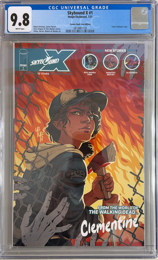 Skybound X #1 Comic Vault Live Exclusive Variant CGC Graded 9.8