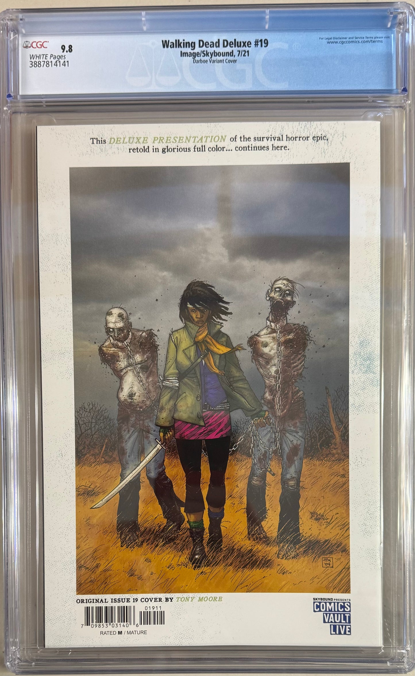 Walking Dead Deluxe #19 Comic Vault Live Exclusive Edition CGC Graded 9.8