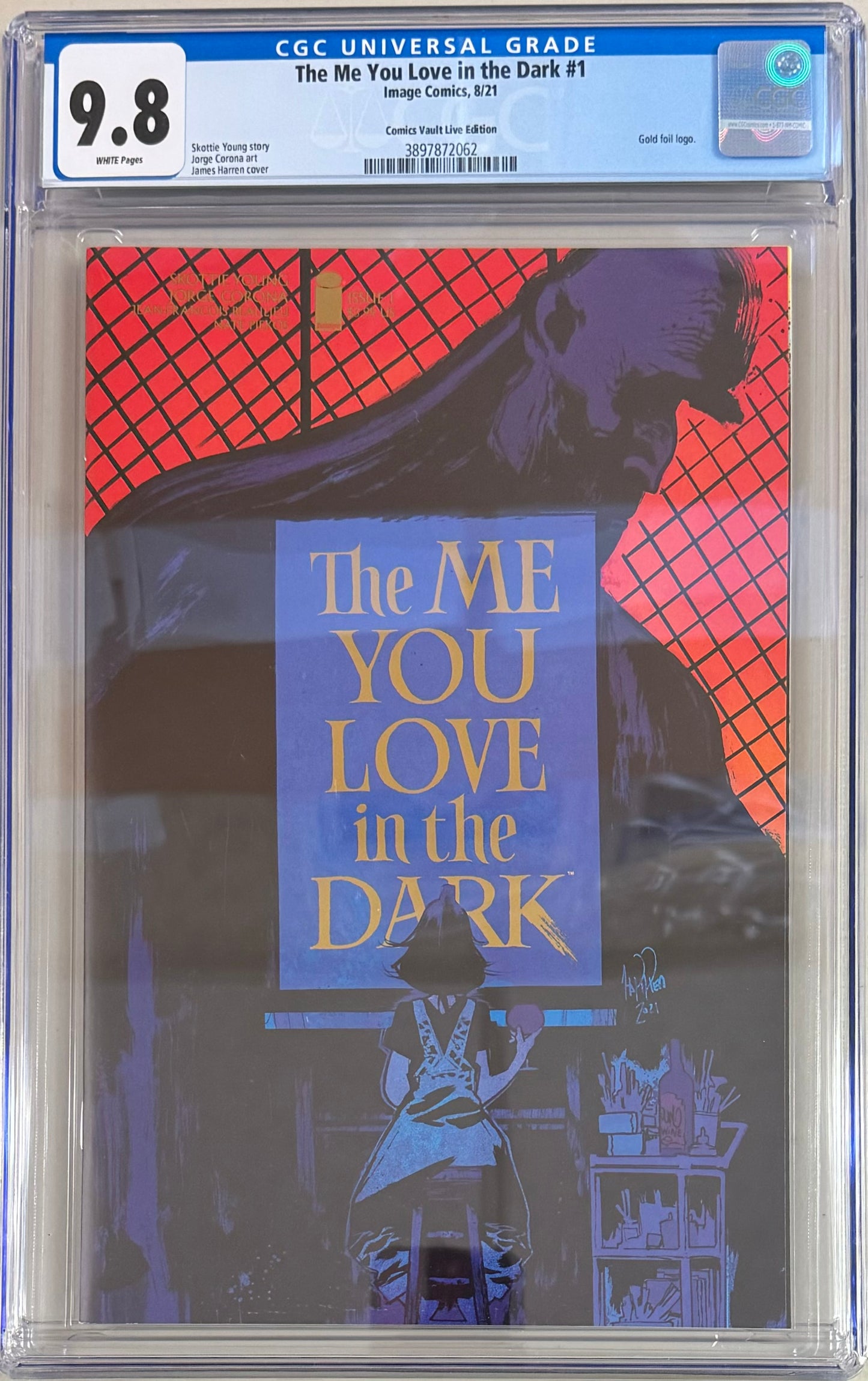 The Me You Love In The Dark #1 Comic Vault Live Exclusive Edition - CGC Graded 9.8