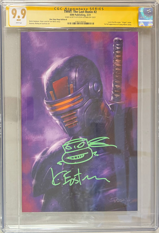 TMNT The Last Ronin #2 Lucio Parrillo Exclusive CGC Signature Series 9.9