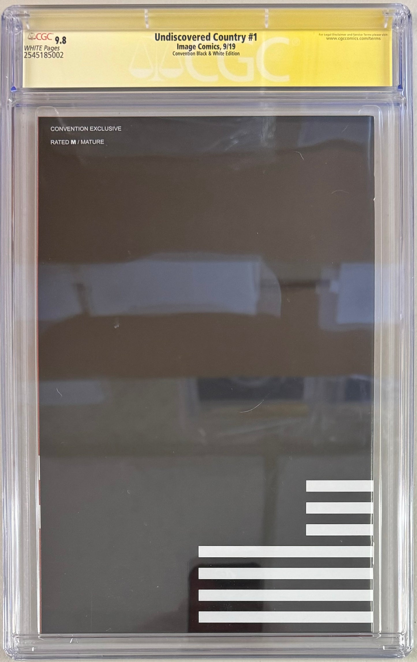 Undiscovered Country #1 Convention Exclusive Variant CGC Signature Series 9.8
