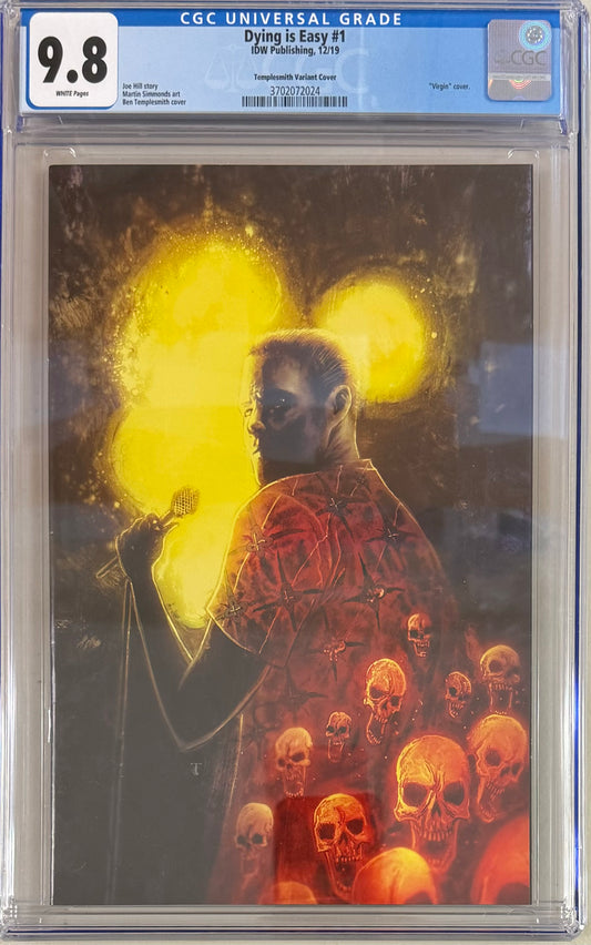 Dying Is Easy #1 Ben Templesmith Exclusive Variant CGC Graded 9.8