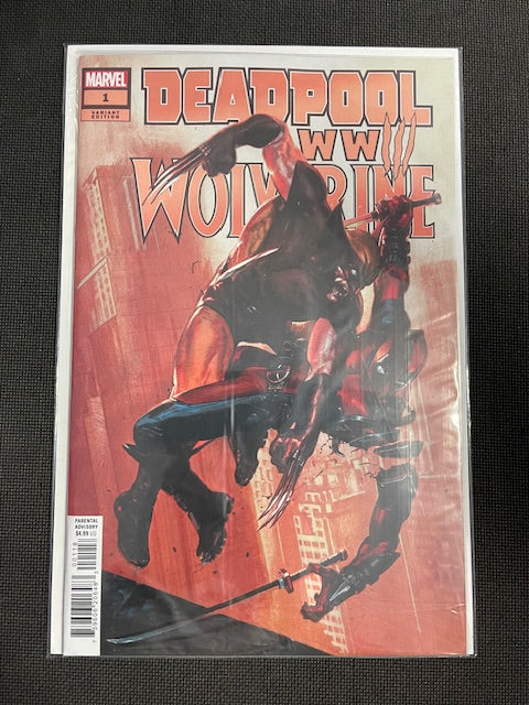 Deadpool Wolverine WWIII #1 Dell'Otto variant (1 Per Store)