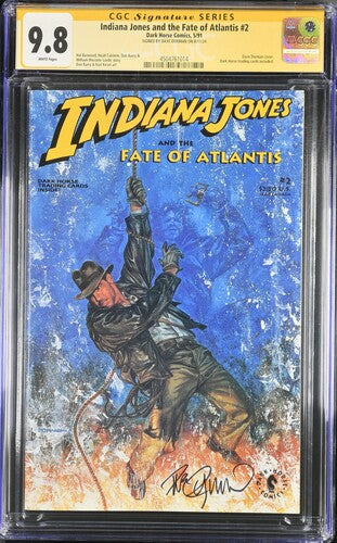 Indiana Jones and the Fate of Atlantis #2 - CGC Signature Series 9.8