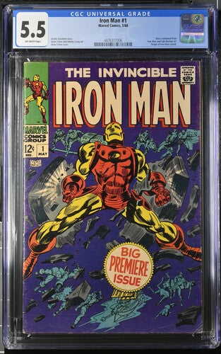 Iron Man #1 - CGC Graded 5.5