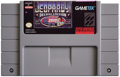 Jeopardy Deluxe Edition - (GO) (Super Nintendo)