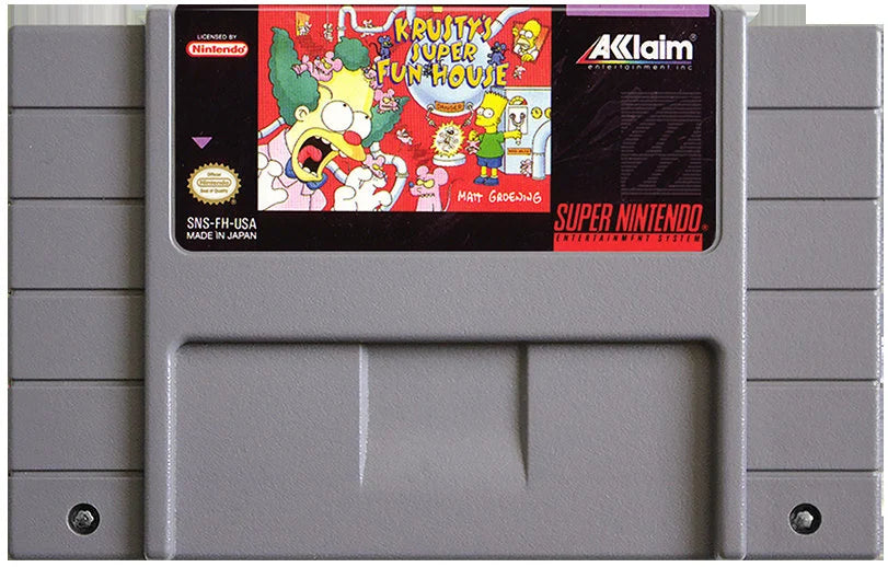 Krusty's Super Fun House - (GO) (Super Nintendo)